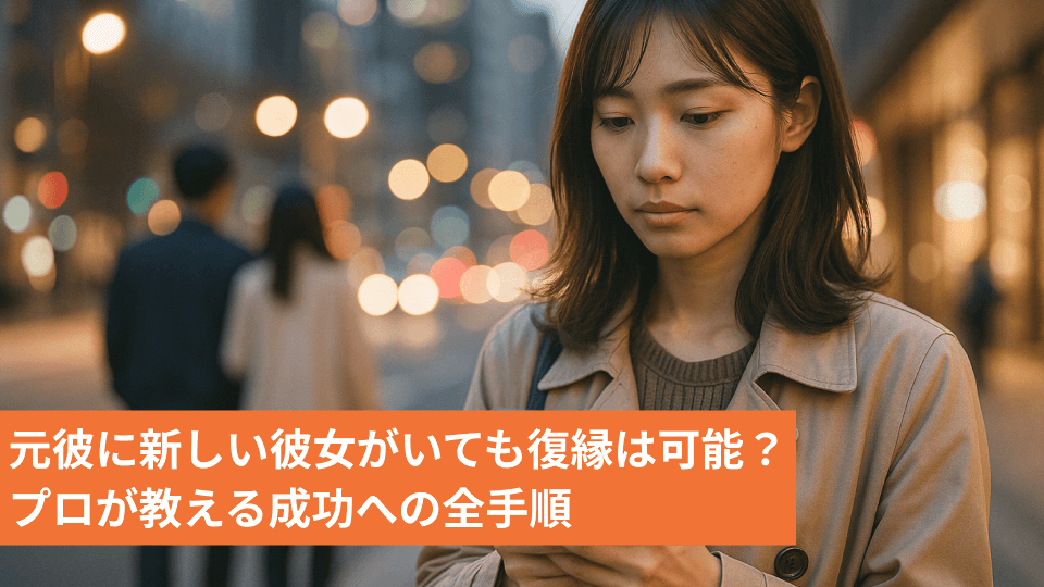 元彼に新しい彼女がいても復縁は可能？プロが教える成功への全手順