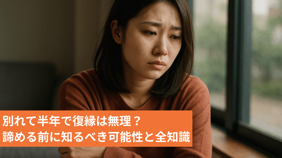 別れて半年で復縁は無理？諦める前に知るべき可能性と全知識