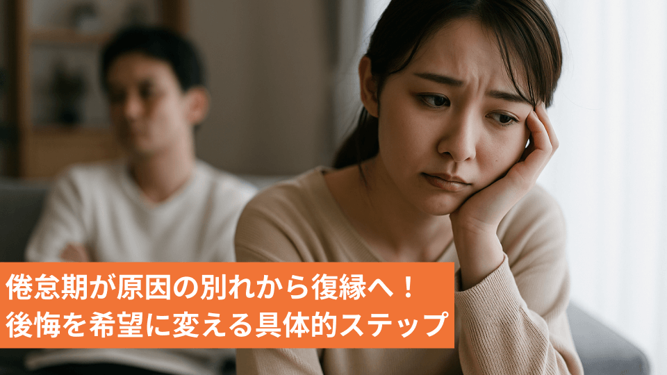 倦怠期が原因の別れから復縁へ！後悔を希望に変える具体的ステップ