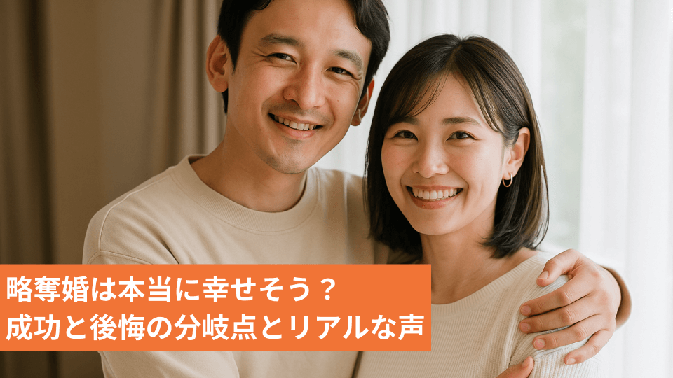 略奪婚は本当に幸せそう？成功と後悔の分岐点とリアルな声