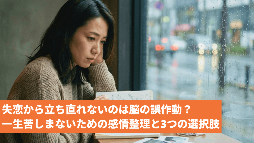 失恋から立ち直れないのは脳の誤作動？一生苦しまないための感情整理と3つの選択肢